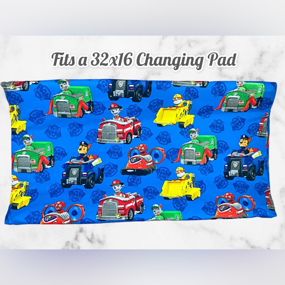 Blue Paw Patrol Baby Changing Pad Cover